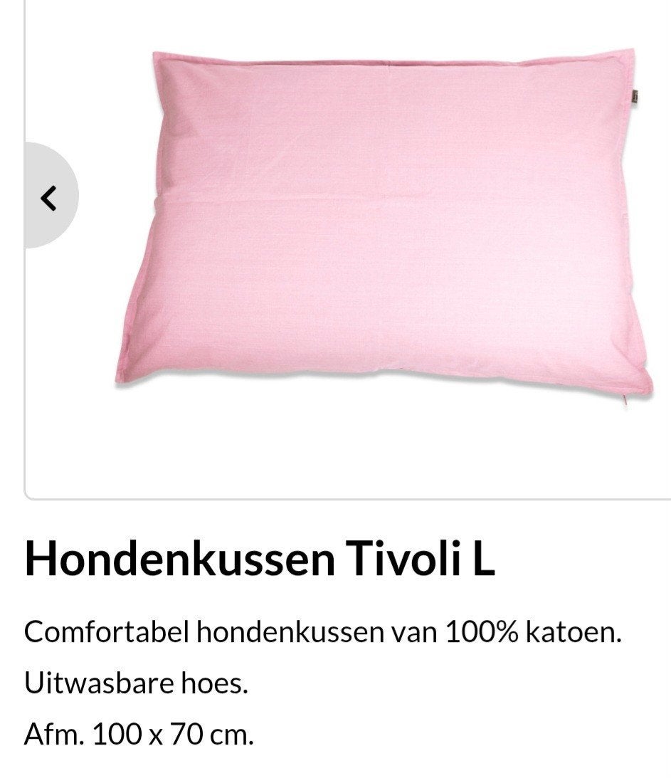 Hondenkussen Lex en Max,  Rose, 100x70 cm., Overige merken, Ophalen, Zo goed als nieuw, Overige typen