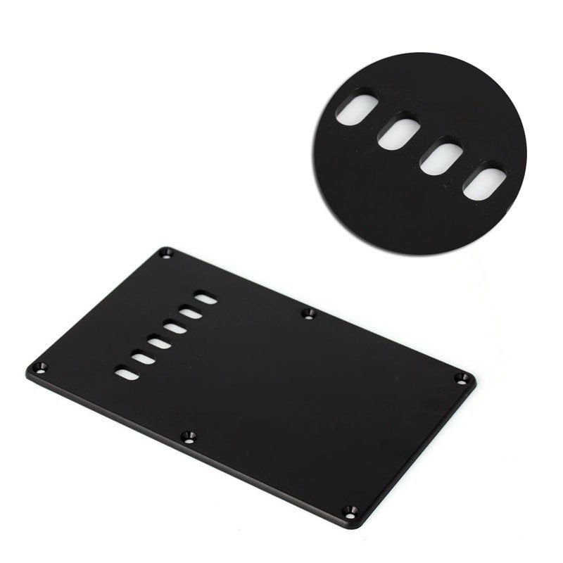 Tremolo achterplaat backplate zwart 6 pin 1ply, Moku Custom Guitars, Nieuw, 4613CB, Ophalen of Verzenden