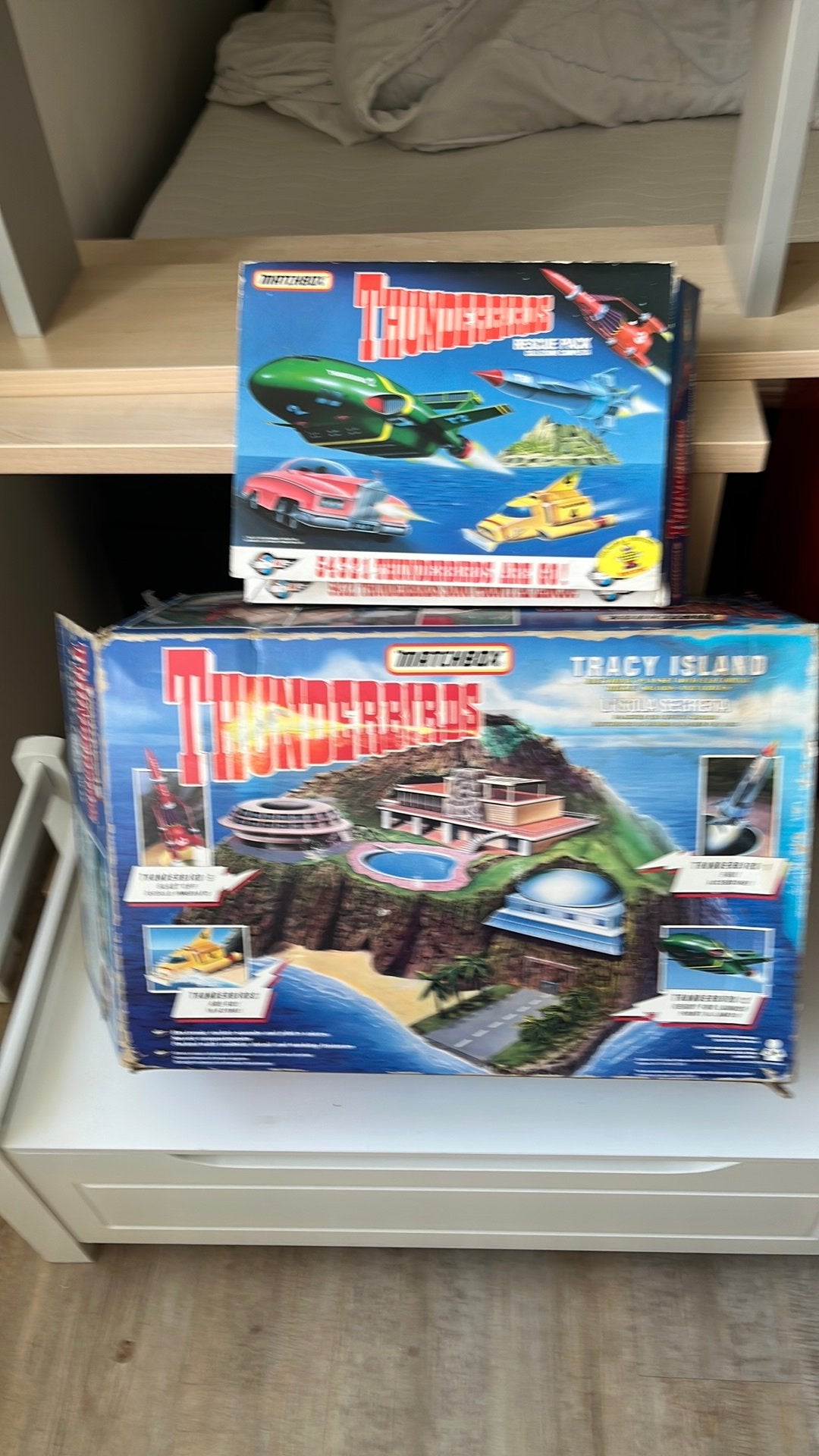Thunderbirds eiland en vervoer, Verzamelen, Speelgoed, Ophalen, Gebruikt
