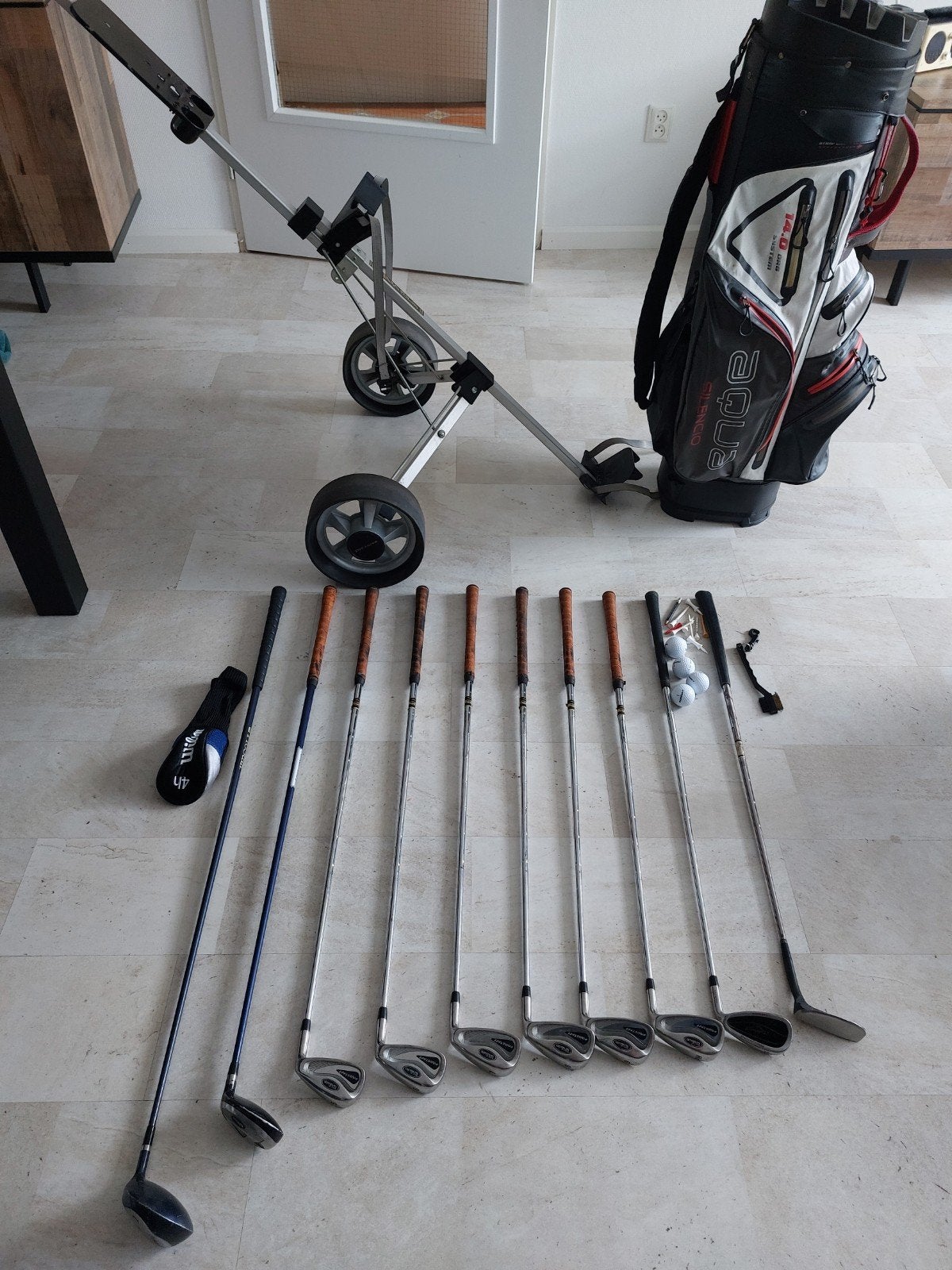 Complete Wilson Prostaff Golfset Heren  met Big Max Golftas, Ophalen of Verzenden, Gebruikt, Set, Overige merken