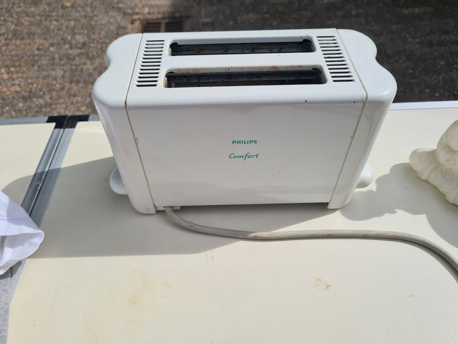 Philips Comfort Toaster - Wit, Ophalen of Verzenden, Gebruikt