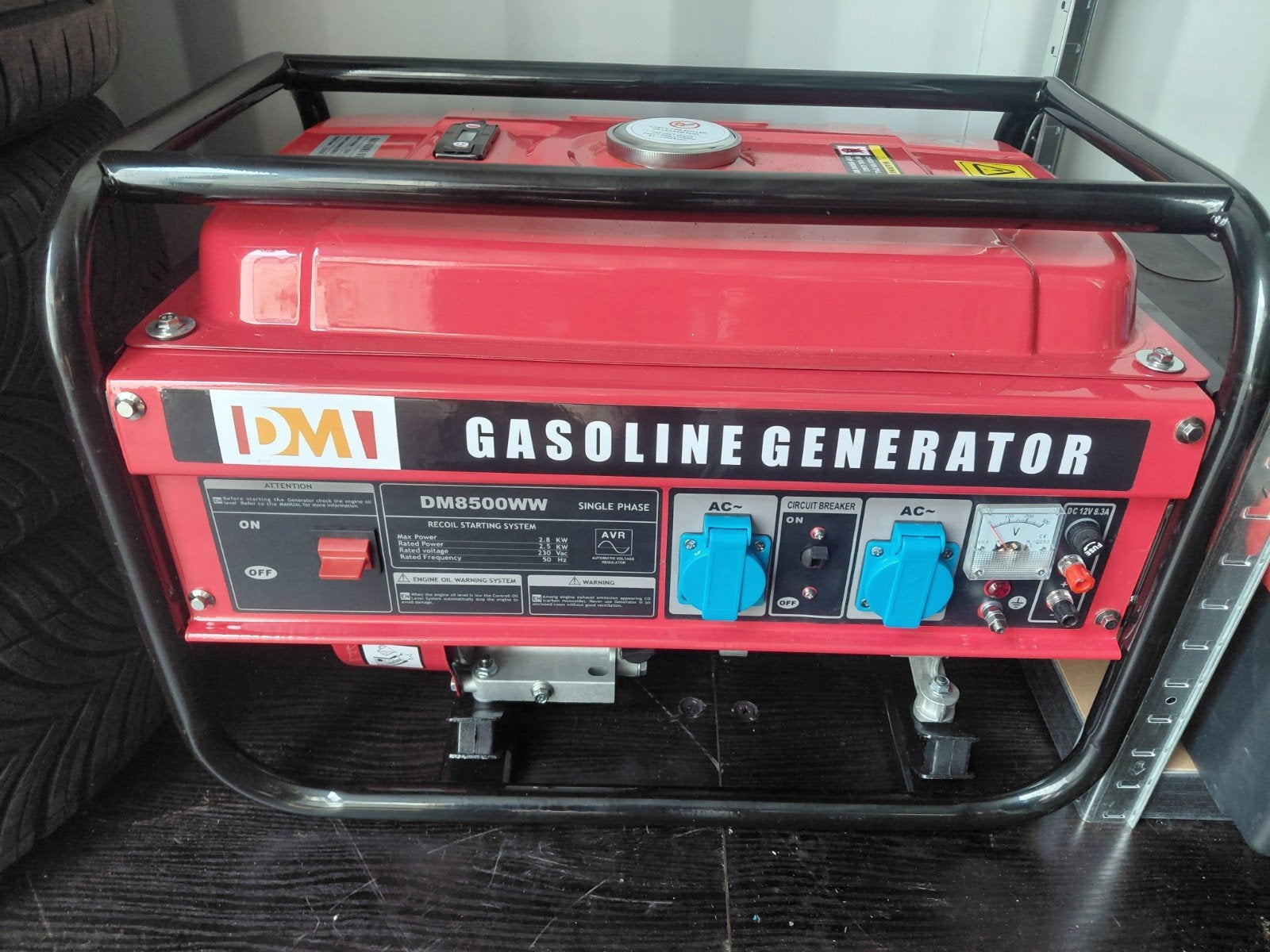 DMI DM8500WW Benzine Generator - 2.5 kW, Zo goed als nieuw, Ophalen, Zo goed als nieuw