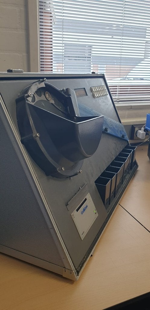 Munttelmachine Catcoin MM III voor alle euromunten, Ophalen, Gebruikt