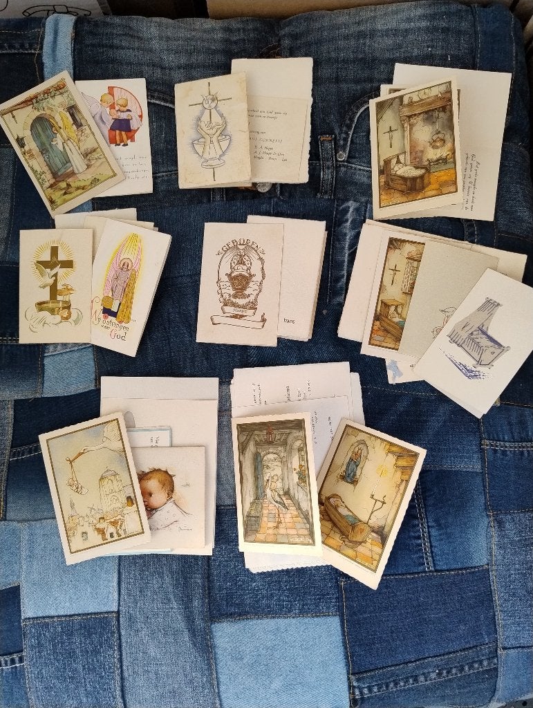175 geboortekaartjes naam Hans, jaren 1950 - 1969, Verzamelen, Ophalen of Verzenden, Voor 1970, Geboortekaartje