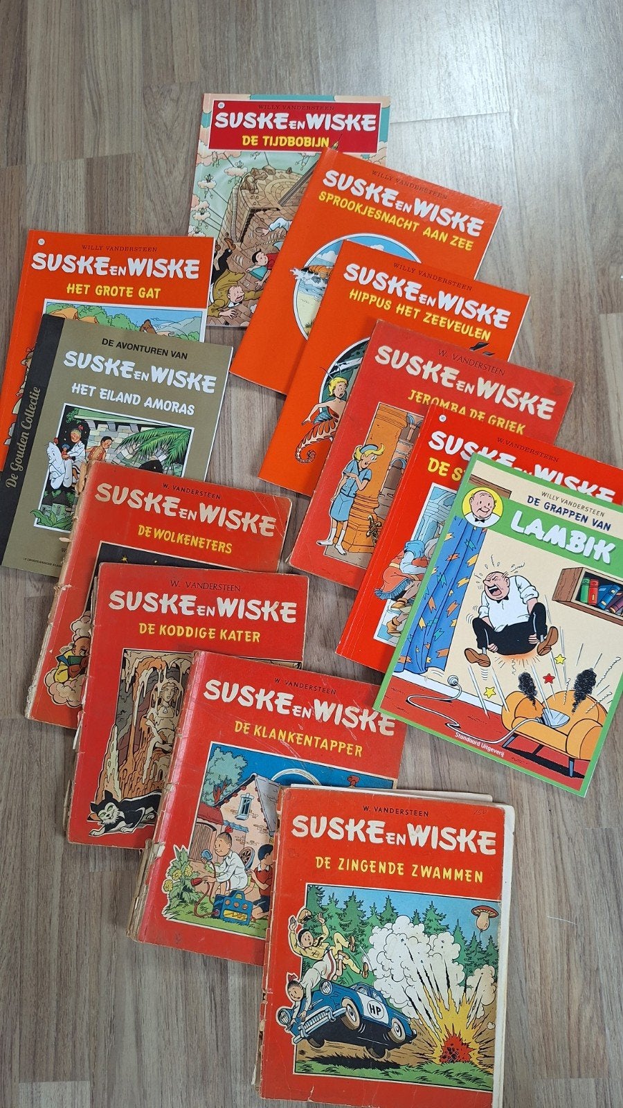 Grote collectie Suske en Wiske stripboeken, Meerdere stripboeken, Ophalen of Verzenden, Gelezen