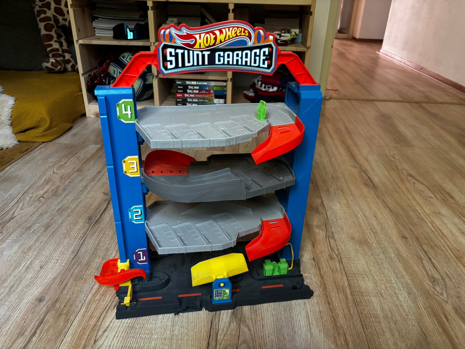 HotWheels Stunt Garage, Ophalen of Verzenden, Zo goed als nieuw