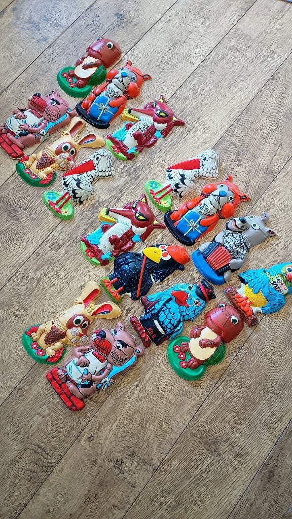 Wanddeco Fabeltjeskrant Bereboot 1968/1971/1976, Ophalen of Verzenden, Gebruikt, Kunststof