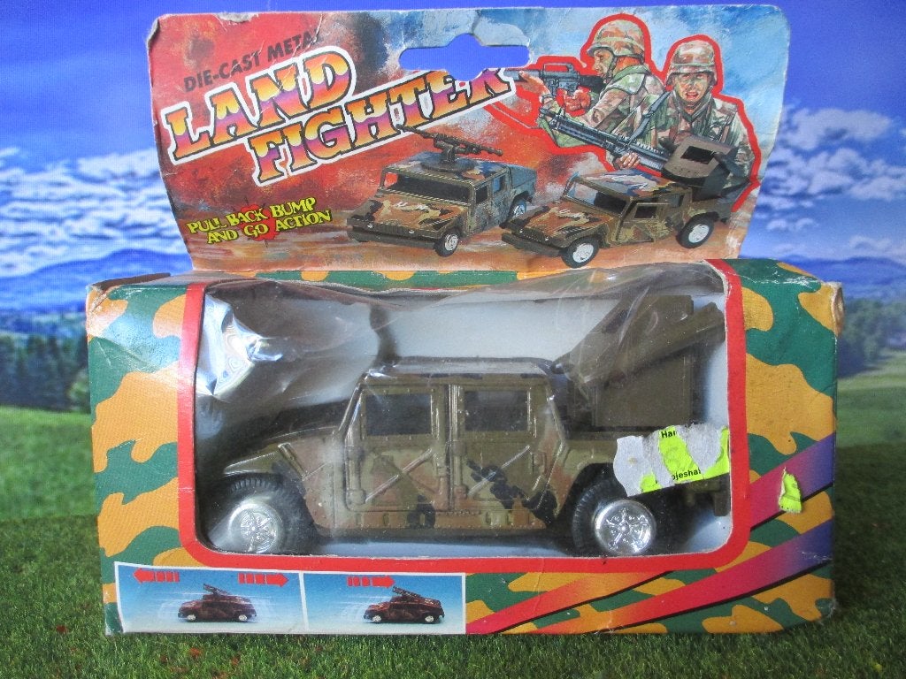 1:38 Humvee HMMWV Hummer H1 - Missile Launcher, Ophalen of Verzenden, Zo goed als nieuw, Auto, Overige merken