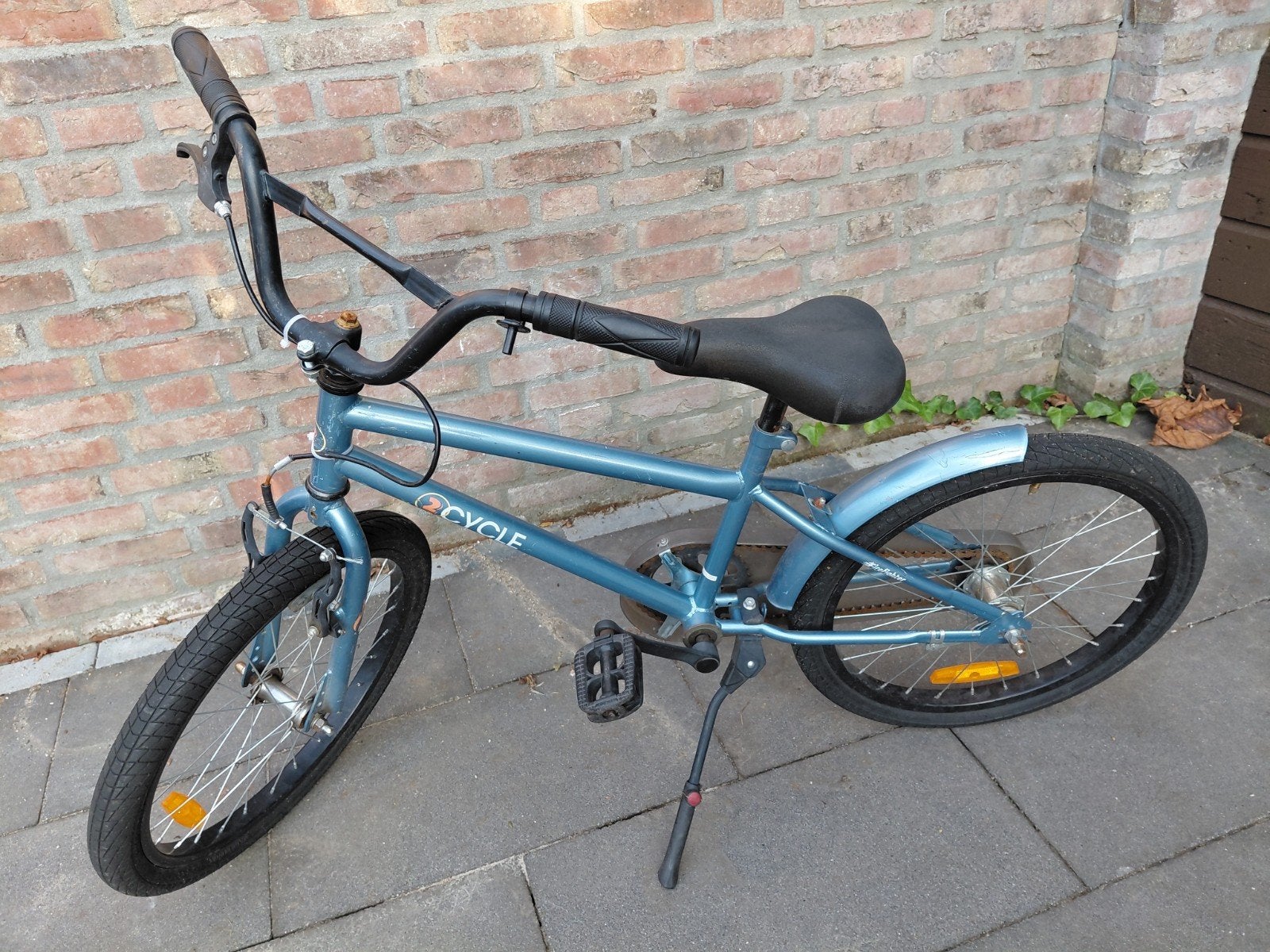 Fiets 20 inch, Ophalen