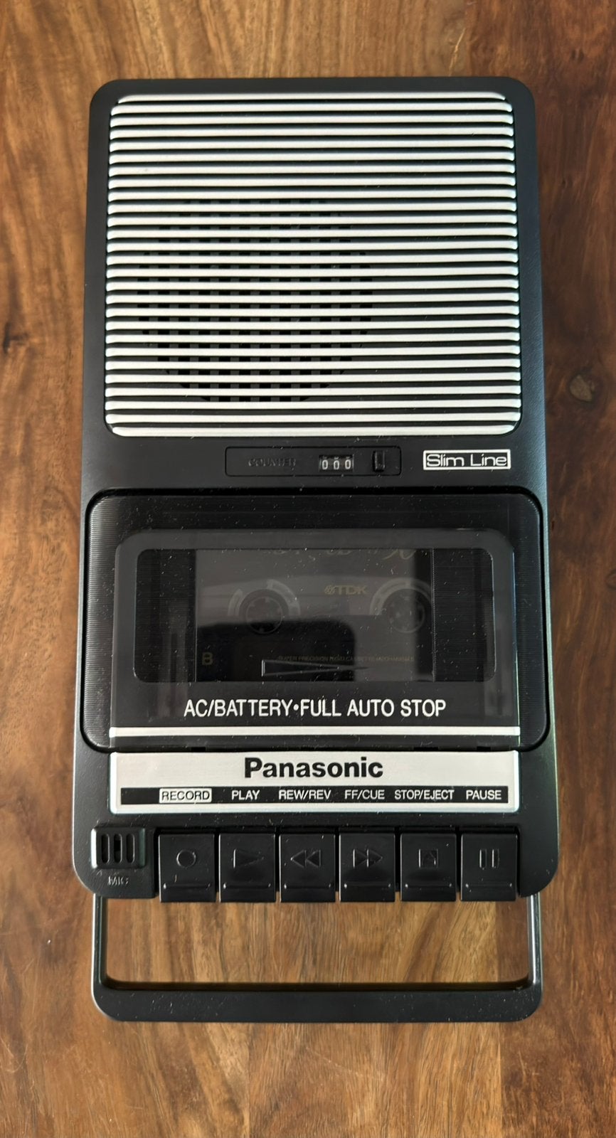 Cassettedek in nieuwstaat Panasonic RQ-2102, Audio, Tv en Foto, Cassettedecks, Ophalen of Verzenden, Enkel, Overige merken, Tiptoetsen