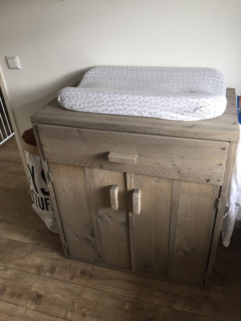 Commode steigerhout, Kinderen en Baby's, Kinderkamer | Commodes en Kasten, Ophalen, 50 tot 70 cm, Nieuw, 100 cm of meer