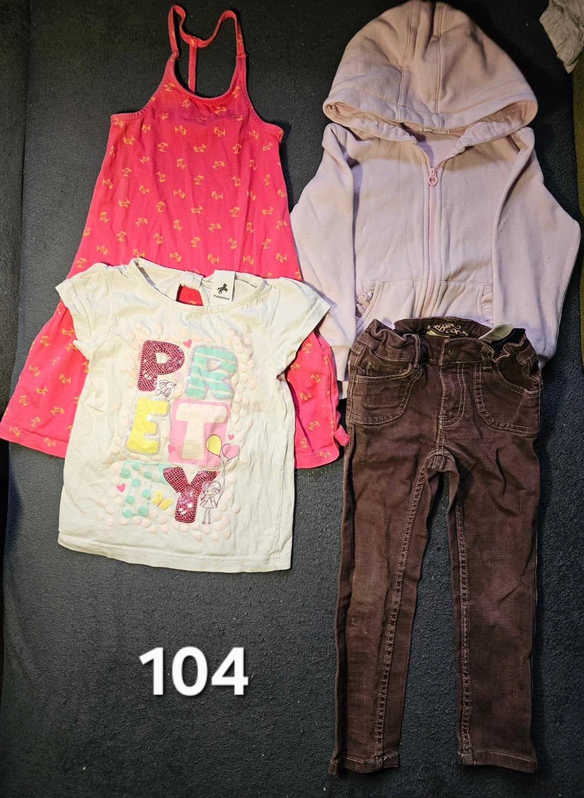 kleding maat 104 jongens en meisjes, Ophalen, Gebruikt