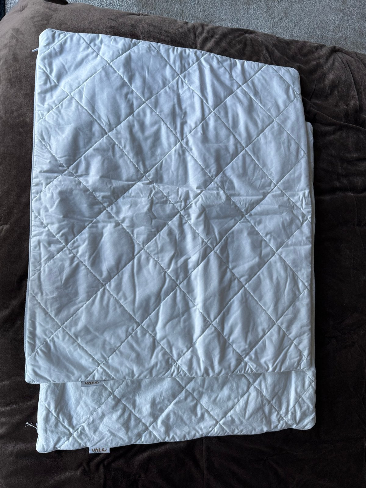 VALK! Kussenbeschermer 60x70 cm - 100% katoen, gewatteerd, Eenpersoons, Verzenden, Katoen, Ademend