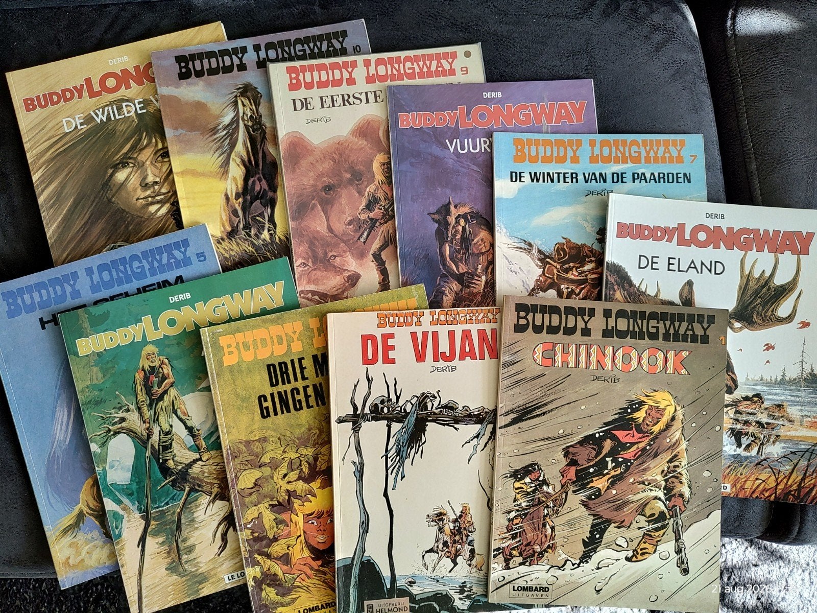 Buddy Longway Stripboeken Collectie - Diverse delen, Meerdere stripboeken, Ophalen of Verzenden, Gelezen