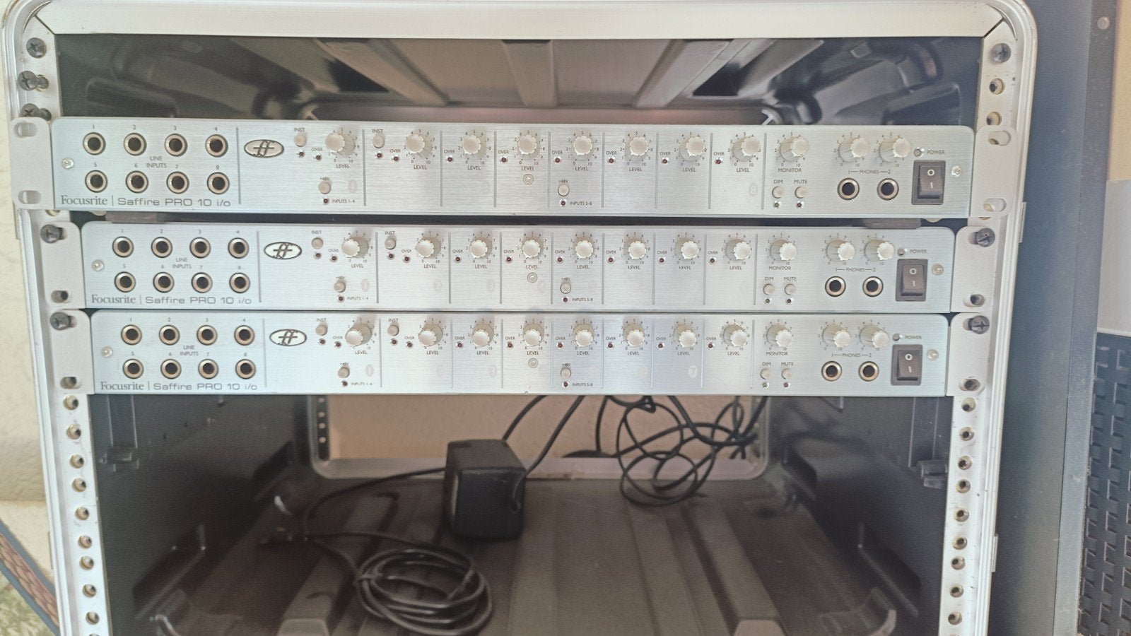 Focusrite Saffire Pro10 incl 12HE case, Ophalen, Zo goed als nieuw