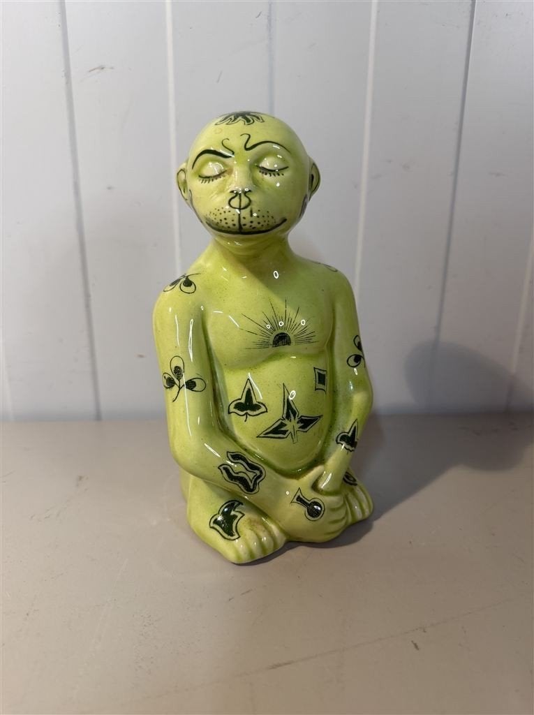 Zeldzaam 1920s Pacykow - God Monkey - Beeld - Pools Antiek,, Ophalen of Verzenden