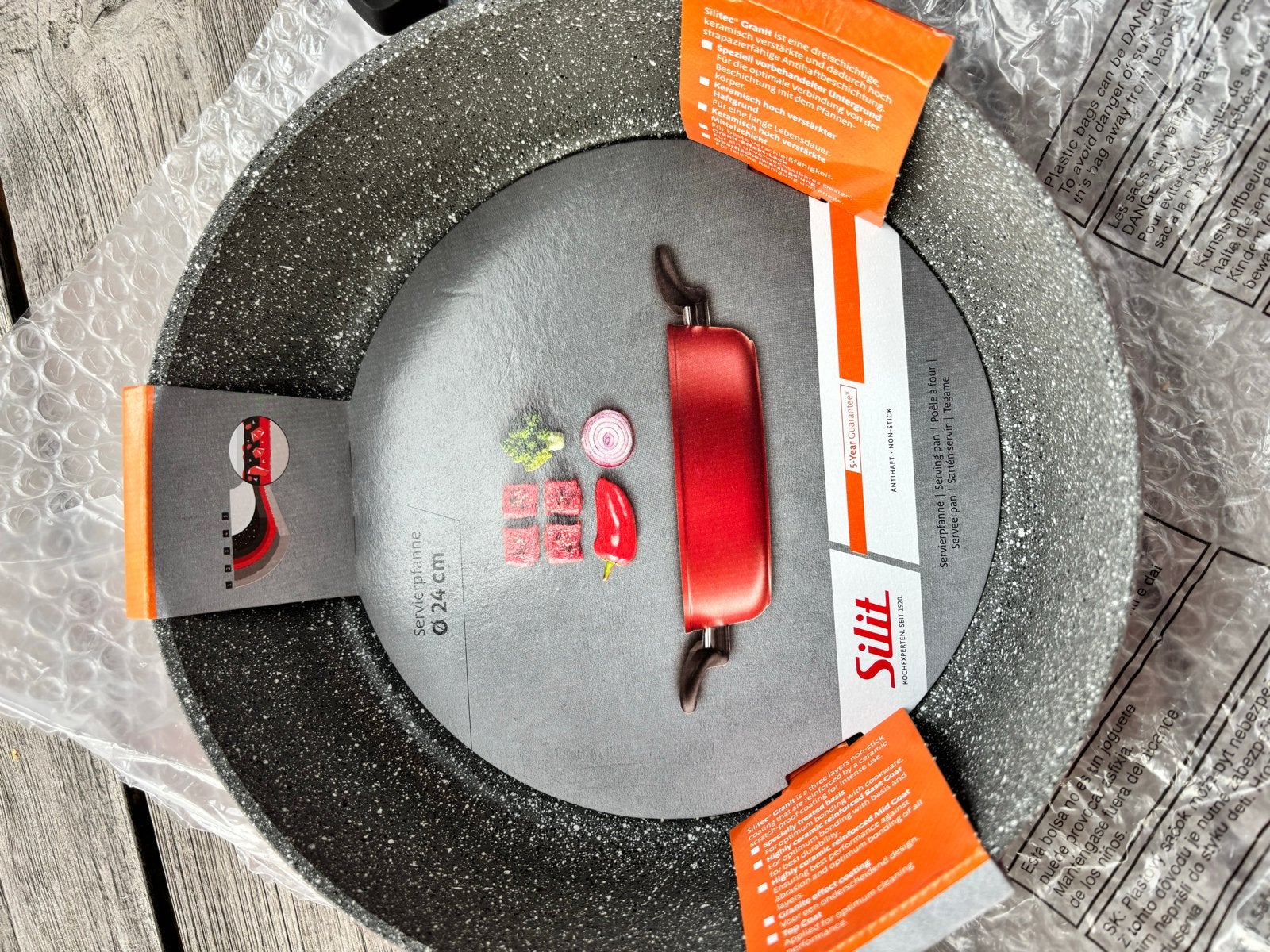Silit Serveerpan Ø 24 cm - Nieuw, Ophalen, Overige materialen, Antiaanbaklaag, Nieuw