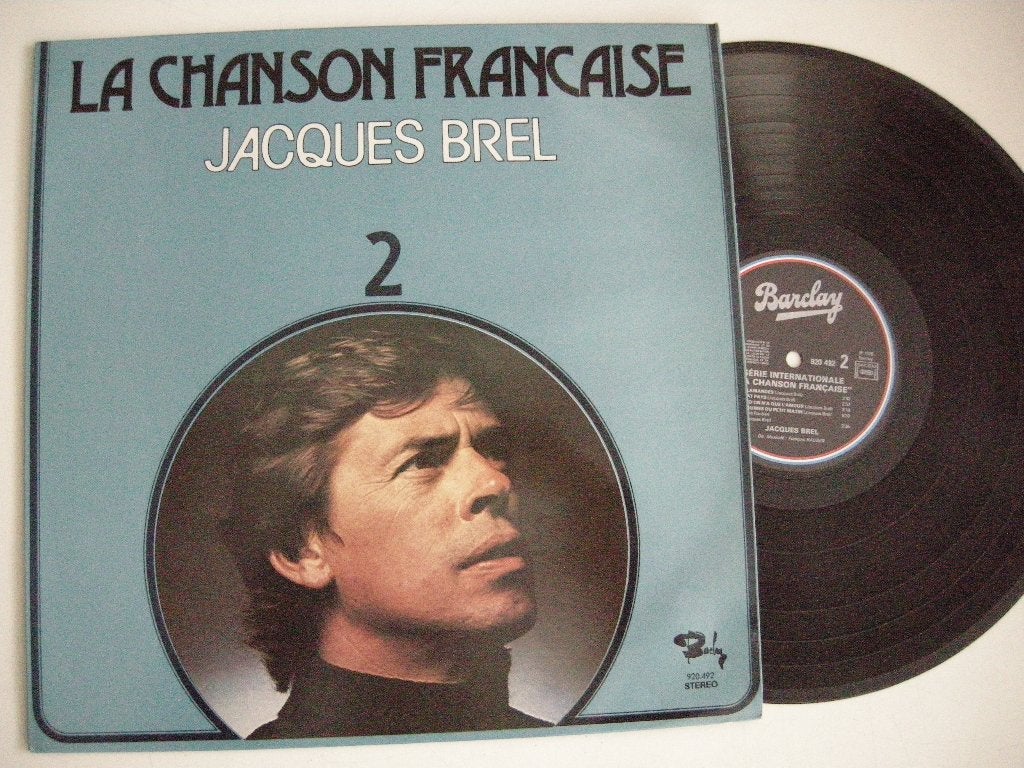 Jacques Brel La Chanson Francaise 2 - LP vinyl zgan, Ophalen, Zo goed als nieuw, 12 inch, LP