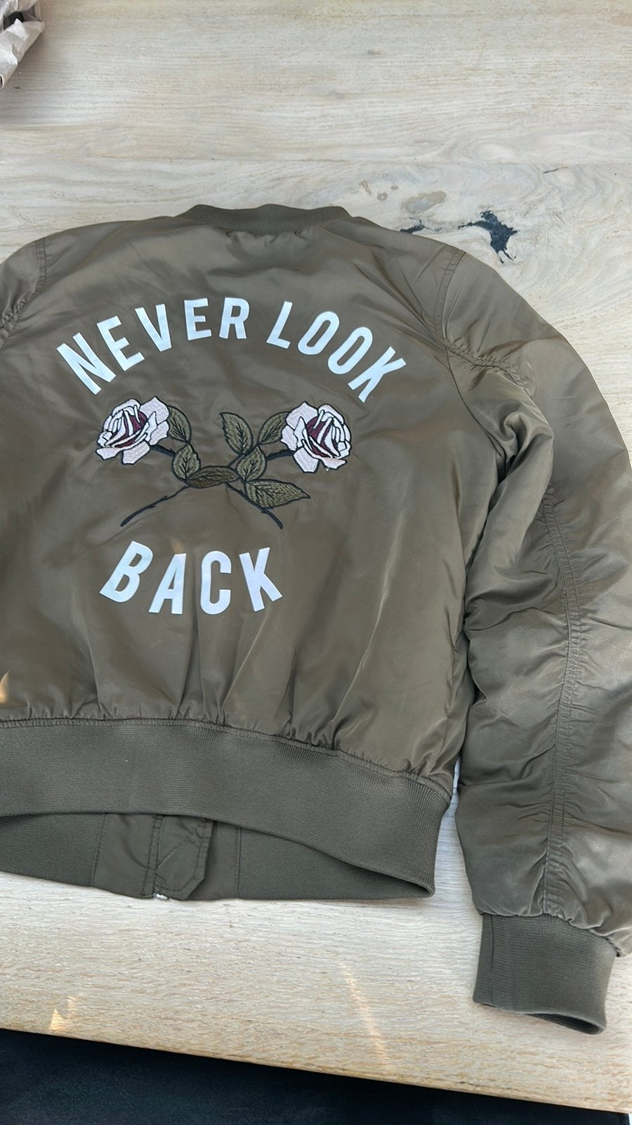 Jas maat 158 bomber jack meiden groen khaki, Ophalen of Verzenden, Zo goed als nieuw, Meisje, Jas