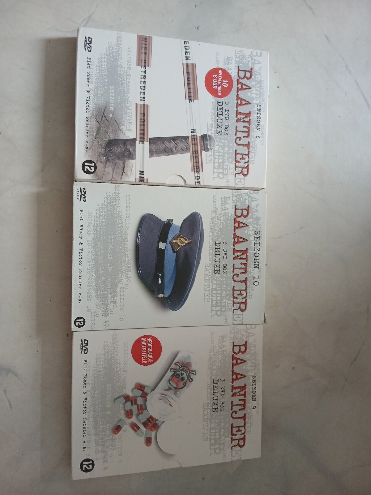 Baantjer DVD Boxen Seizoen 6, 9 en 10, Nederlands, Zo goed als nieuw, Inclusief doosje, Ophalen of Verzenden