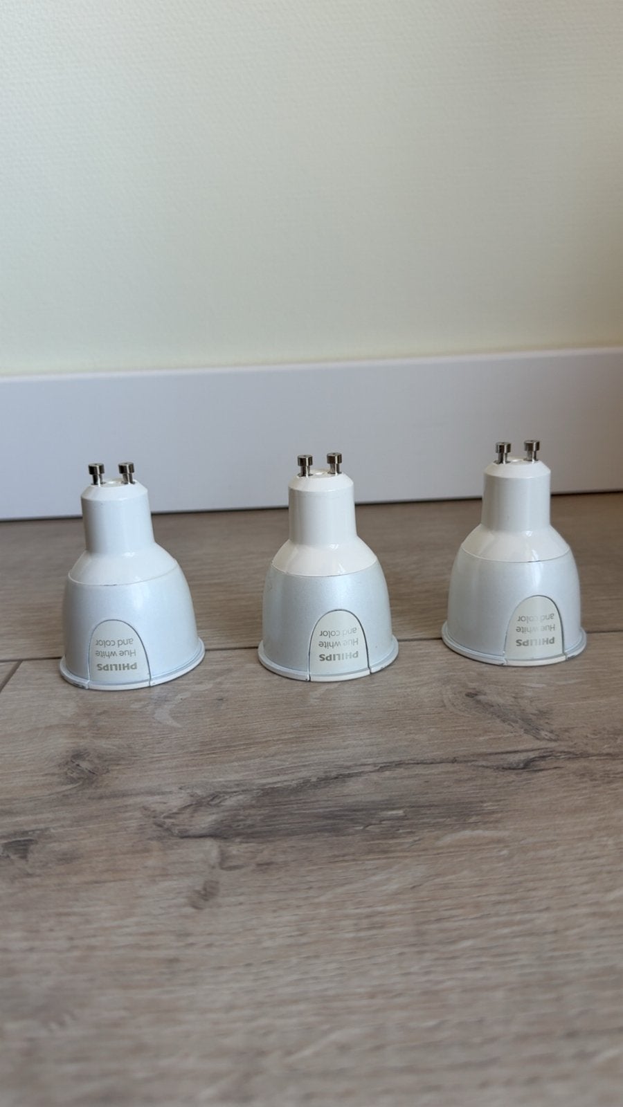3x Philips Hue White and Color GU10 spots, Wit, GU10, Ophalen of Verzenden, Dimbaar
