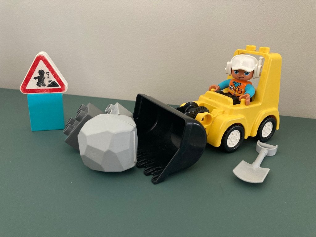 LEGO DUPLO Bulldozer 10930, Compleet, Ophalen of Verzenden, Zo goed als nieuw, Duplo