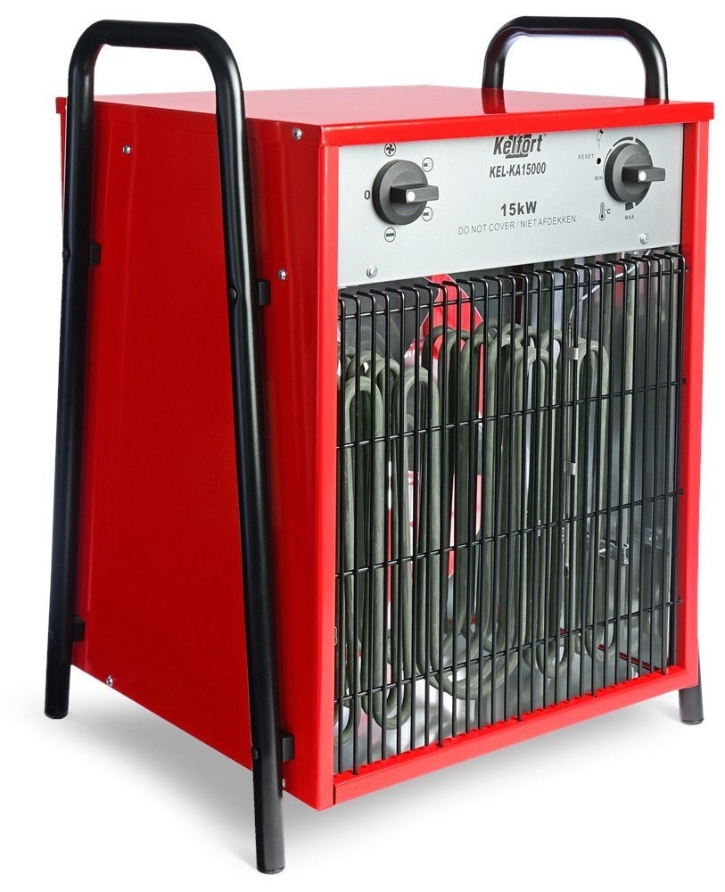 Kelfort 15kW Bouwkachel 400V + 25m Krachtstroomkabel