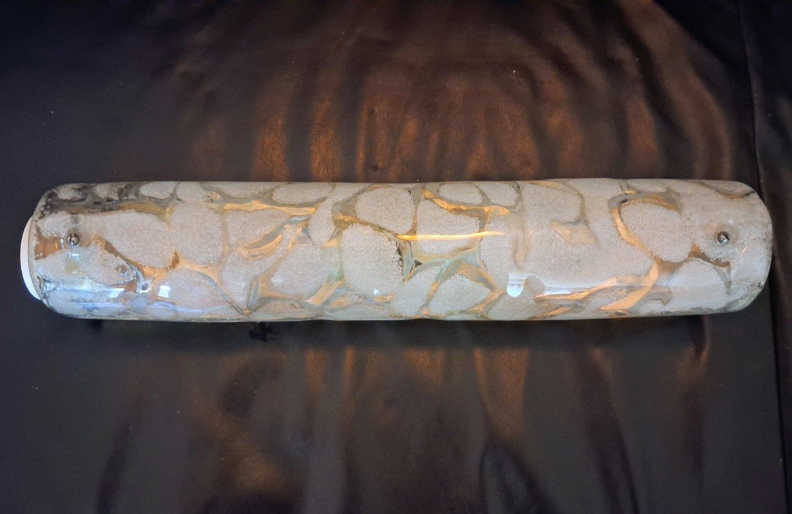 Vintage Hillebrand  murano glas Wandlamp met Stopcontact, Ophalen of Verzenden, Glas