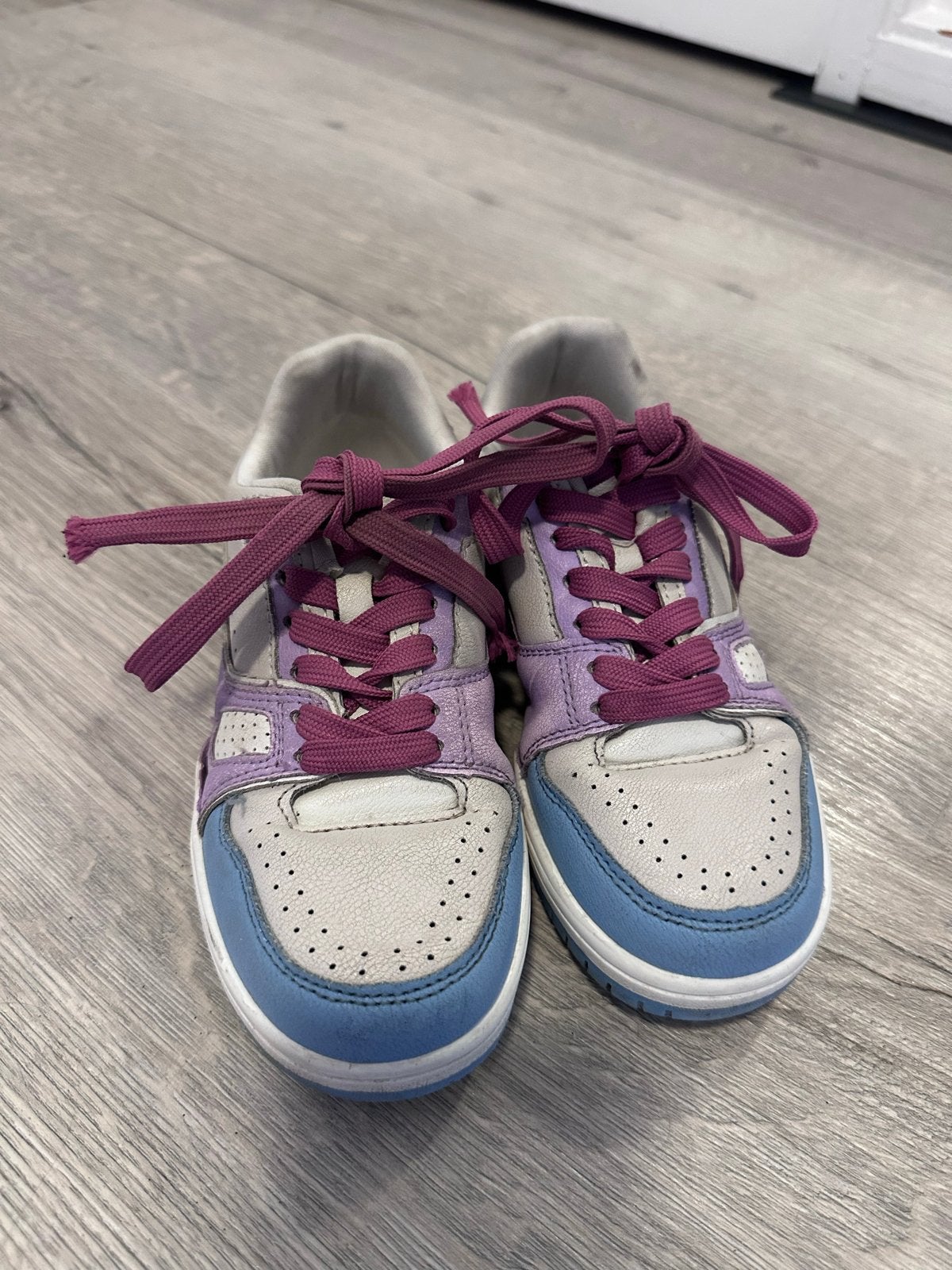 Shoeby sneakers maat 32 - grijs, paars, blauw, Ophalen of Verzenden, Gebruikt, Jongen of Meisje, Schoenen