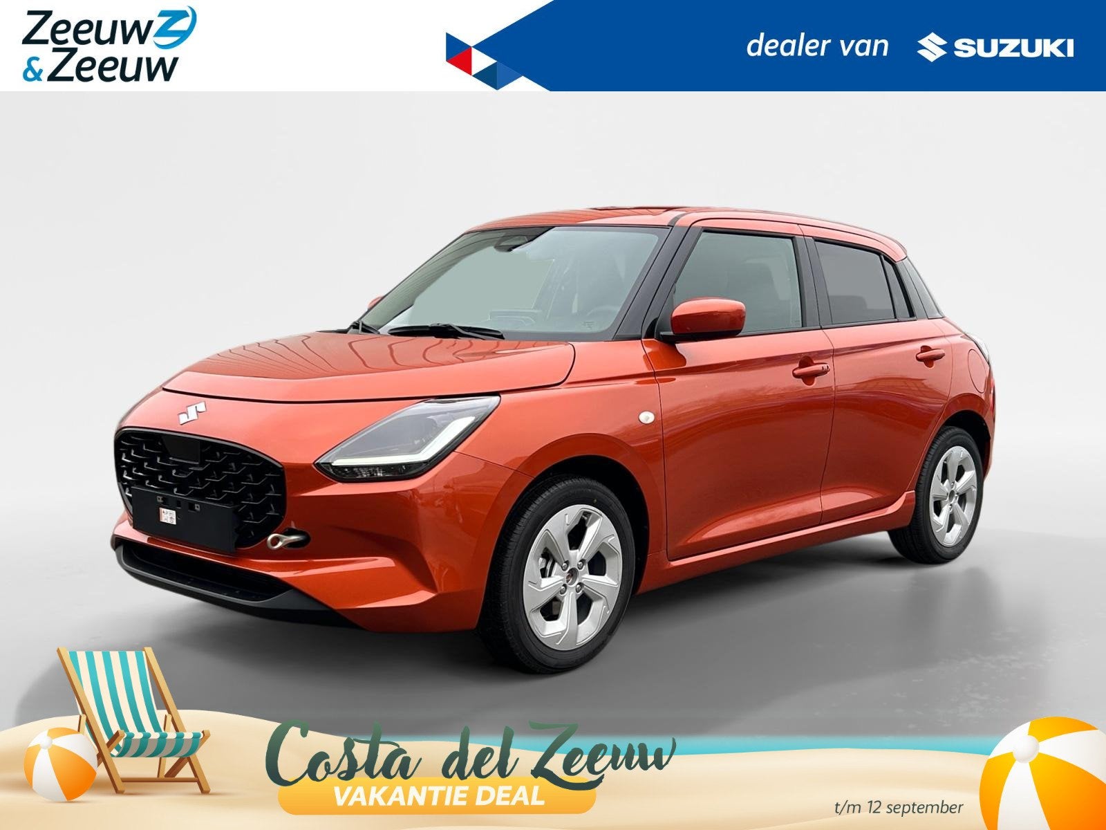 Suzuki Swift 1.2 Select Smart Hybrid |Actiekorting €2200,-, Voorwielaandrijving, 12 maanden, Stof, Overige kleuren