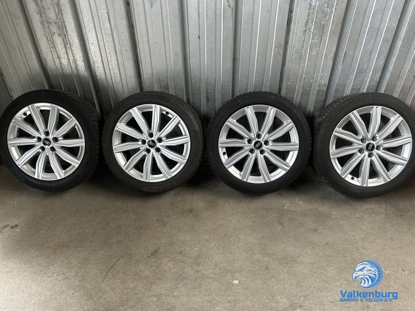 6-7mm! Originele Audi A6 C8 4K S-Line 19 inch velgen 5x112 w, Auto-onderdelen, 19 inch, -, -, Banden en Velgen