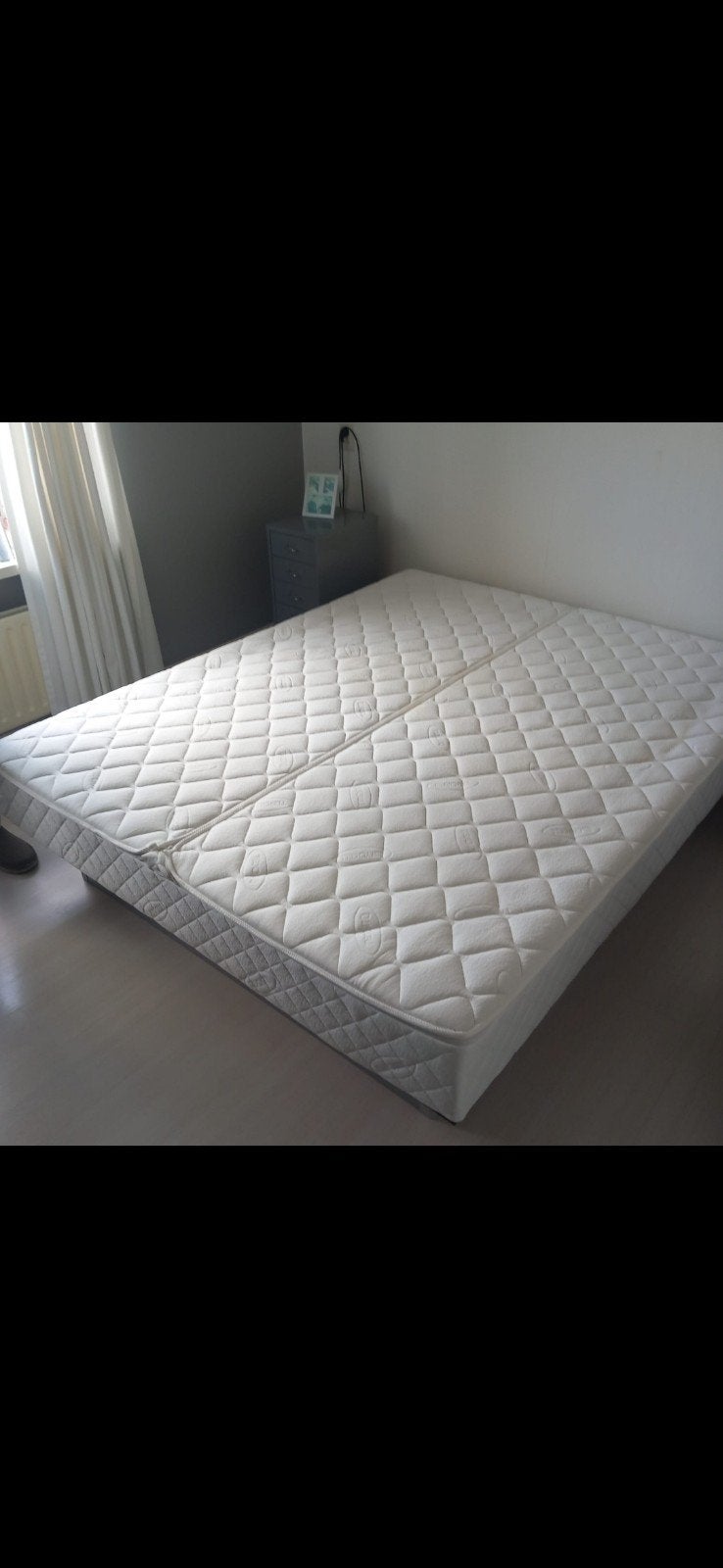Waterbed 160x200 cm - Zo goed als nieuw, Tweepersoons, Ophalen of Verzenden, Zo goed als nieuw, 200 cm