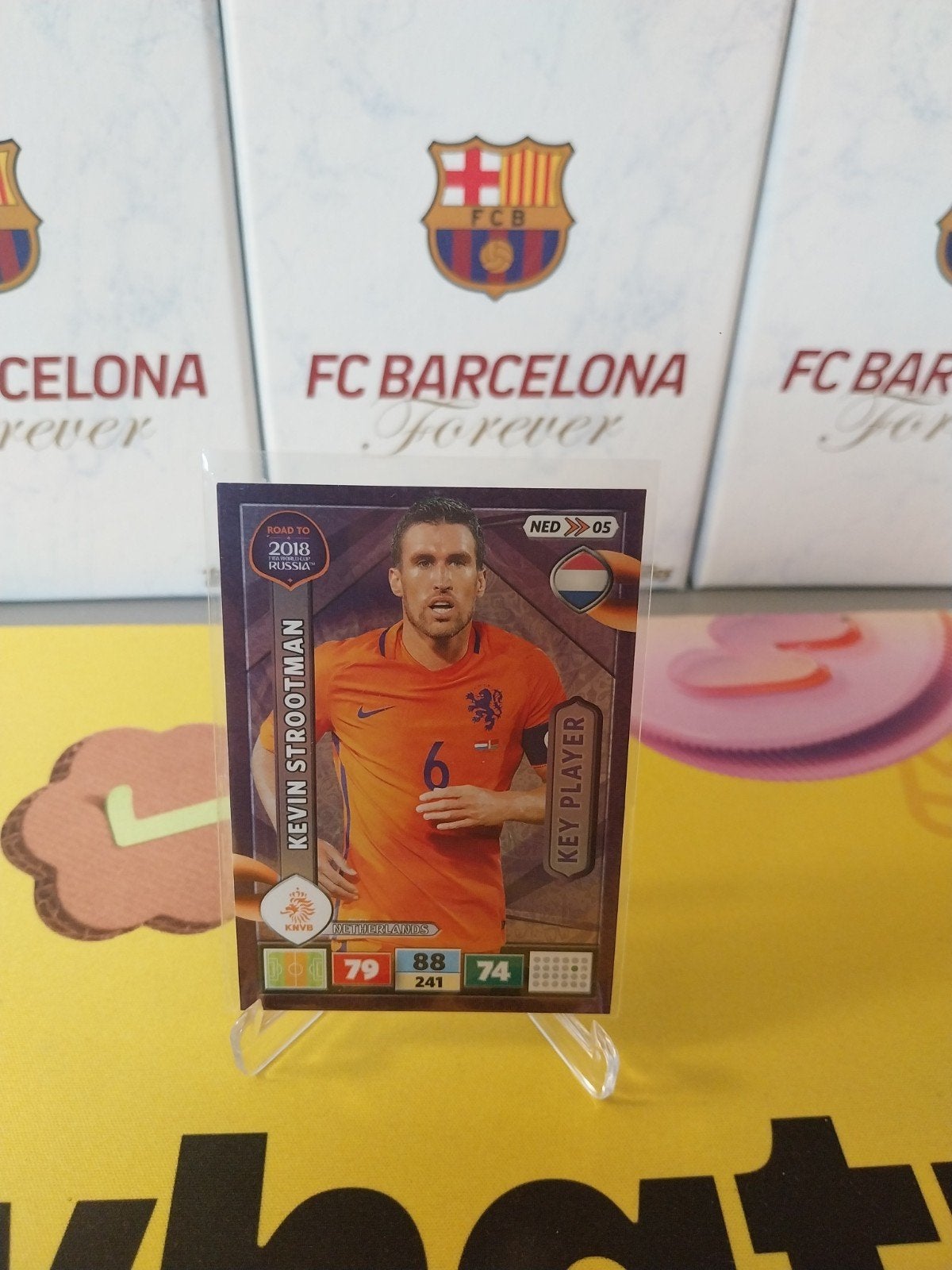 Kevin Strootman Road to Russia 2018, Ophalen of Verzenden, Zo goed als nieuw, Overige binnenlandse clubs, Poster, Plaatje of Sticker