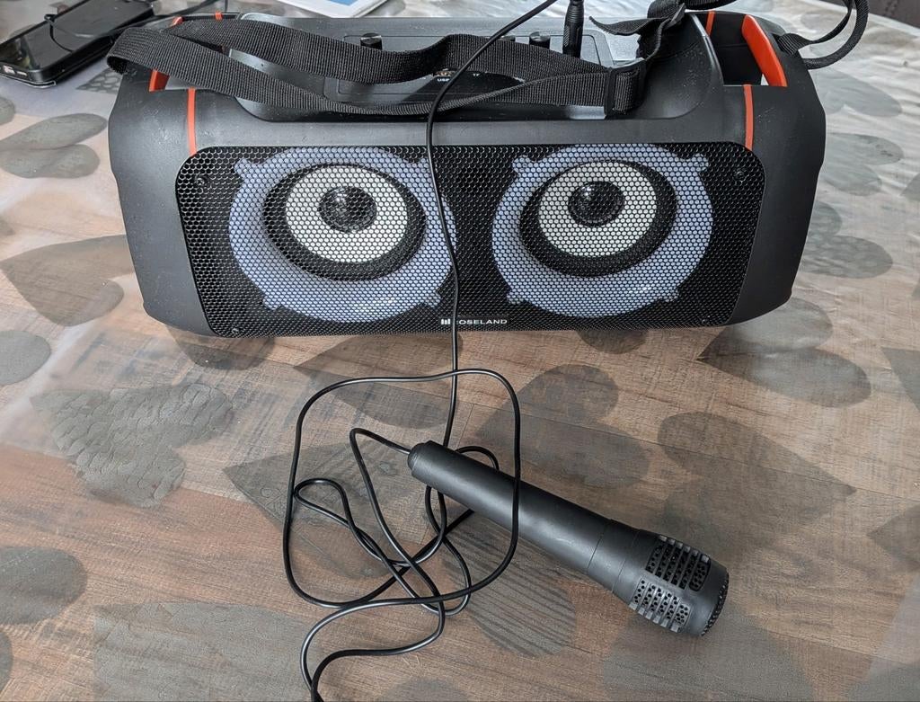 Roseland Party Speaker met microfoon Bluetooth speaker, Audio, Tv en Foto, Luidsprekers, Ophalen of Verzenden