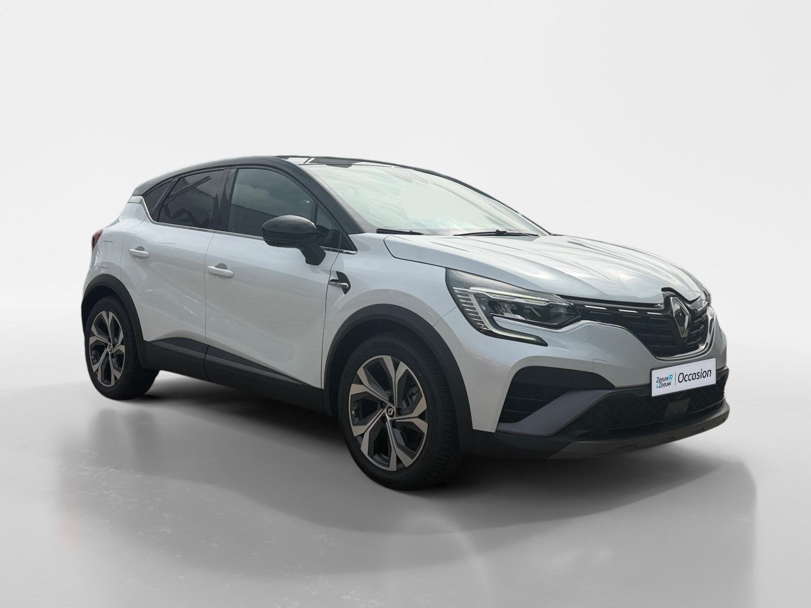 Renault Captur 1.6 E-Tech Hybrid 145 RS Line | Automaat | Fu, Auto's, 12 maanden, Gebruikt, Leder en Stof, Wit