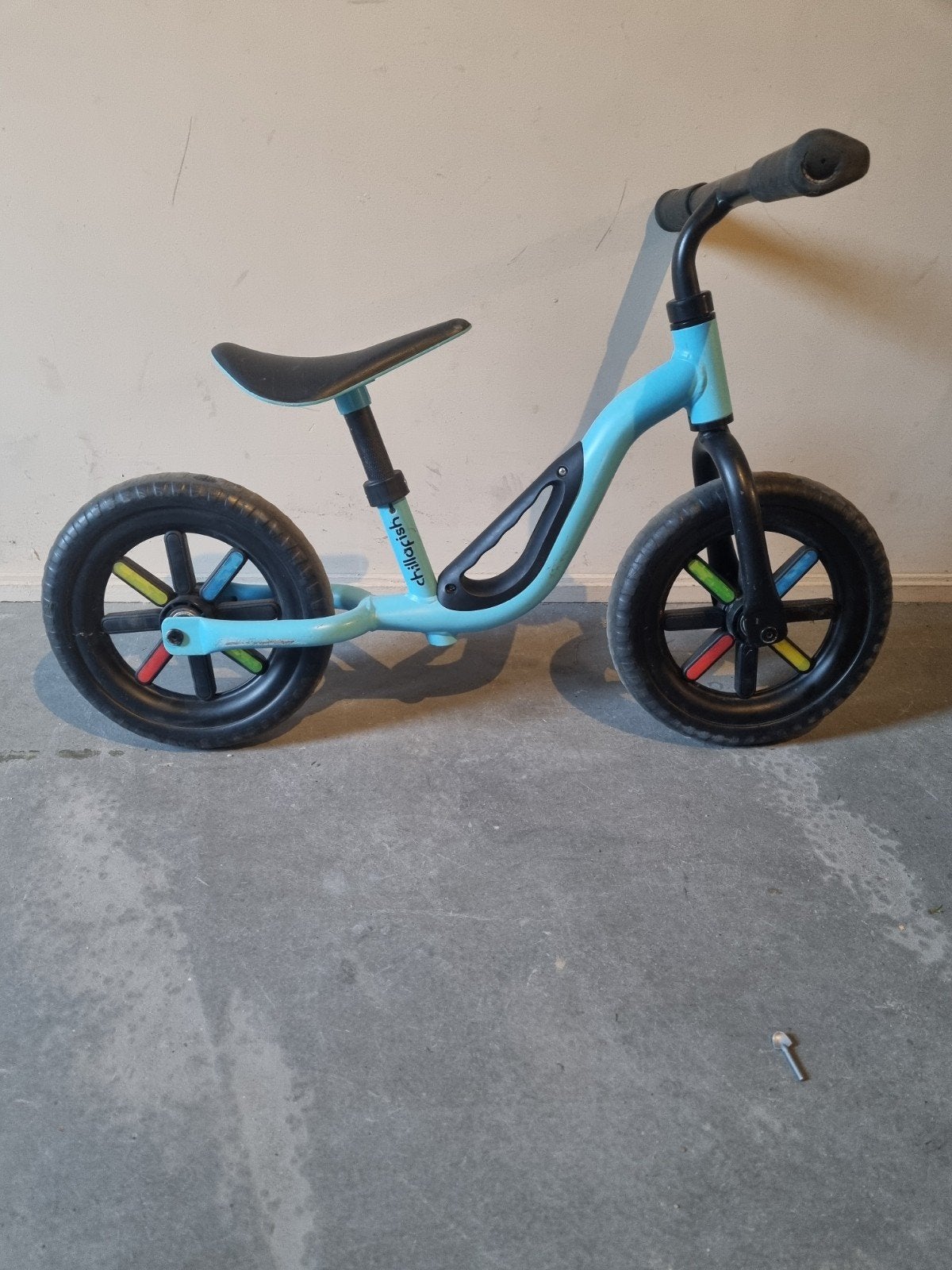 Chillafish Loopfiets Blauw met Lichtgevende Wielen, Ophalen, Gebruikt, Loopfiets