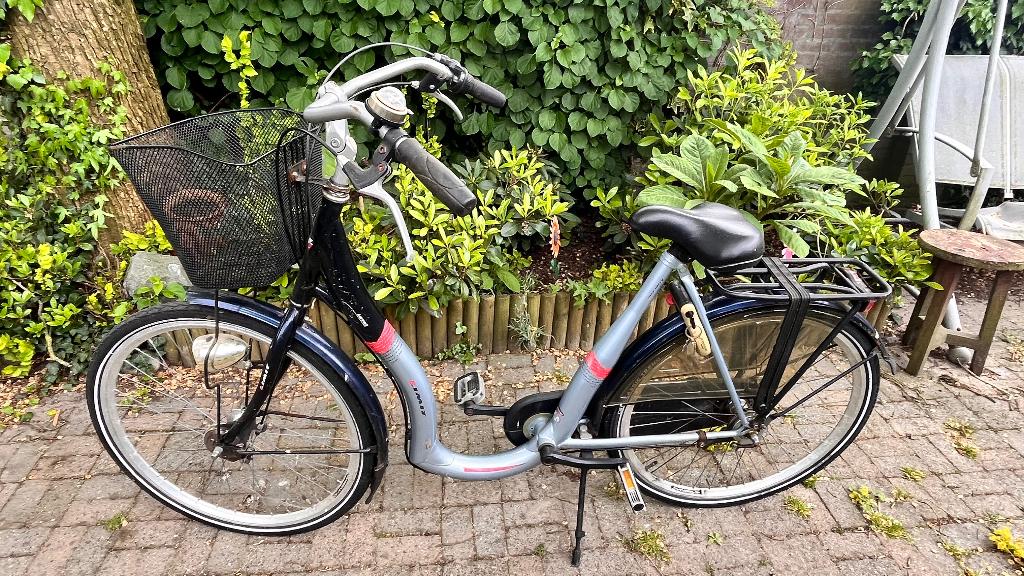 Fiets extra lage instap, Fietsen en Brommers, Fietsen | Dames | Damesfietsen, Gebruikt, Overige merken, (Extra) lage instap, Minder dan 47 cm
