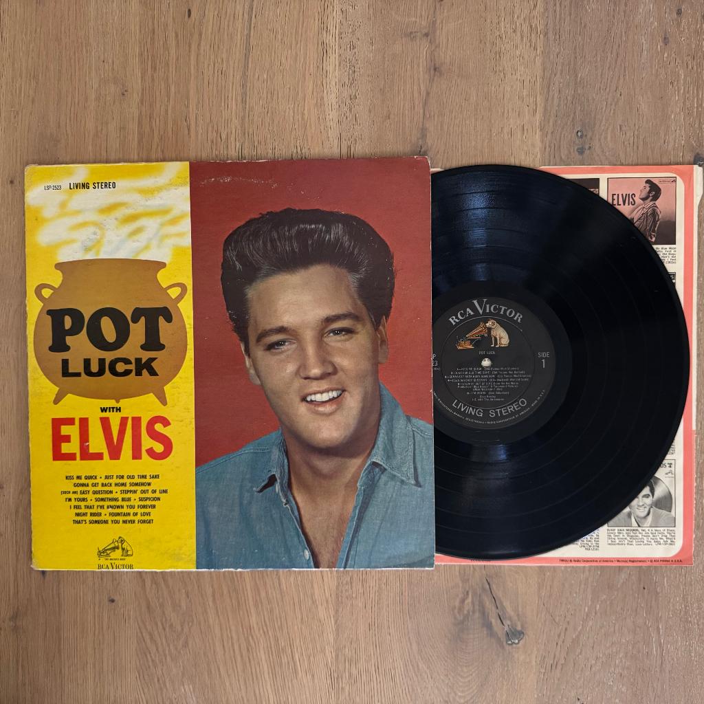 Elvis LP - Pot Luck - USA 1962, Cd's en Dvd's, Ophalen of Verzenden, Gebruikt, 12 inch, Poprock