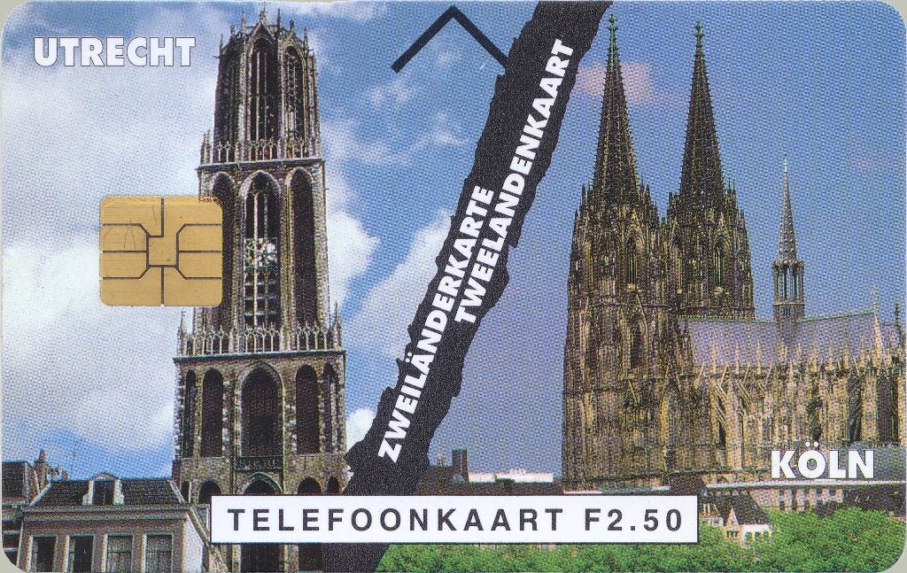 Oude telefoonkaart. Domtoren en Dom van Keulen, Ophalen of Verzenden