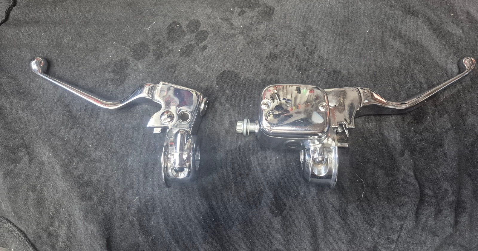 Chrome Rempomp en Koppelinghendel Harley Davidson Softail, Ophalen of Verzenden