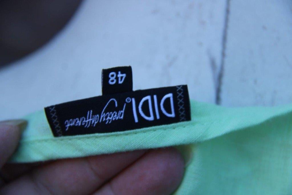 Jurk groen/ bruin Didi mt 48 Vaste prijs, Maat 46/48 (XL) of groter, Didi, Ophalen of Verzenden, Zo goed als nieuw
