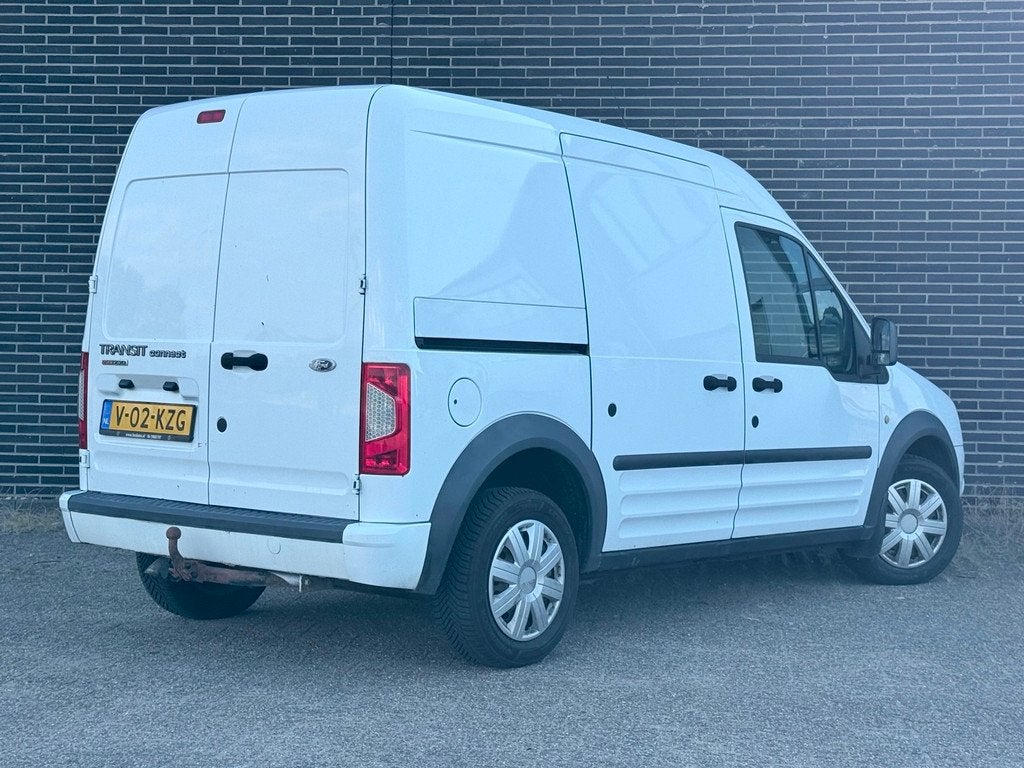 Ford Transit Connect T230L 1.8 TDCi Trend Airco, Nieuwe Apk!, Auto's, Bestelauto's, Euro 5, Gebruikt, Wit, Ford
