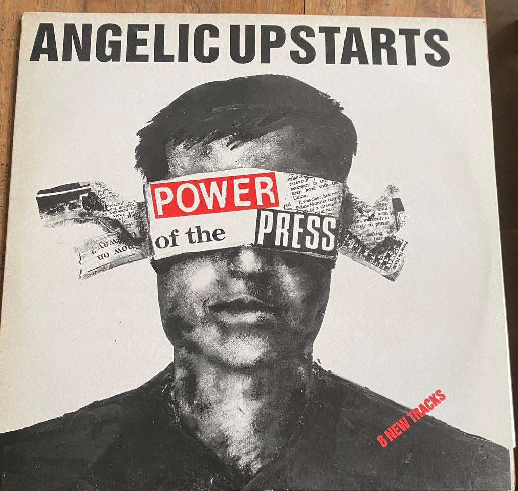 Angelic Upstarts : Power of the press lp UK1986 punk oi, Ophalen of Verzenden, Gebruikt, 12 inch, Alternative