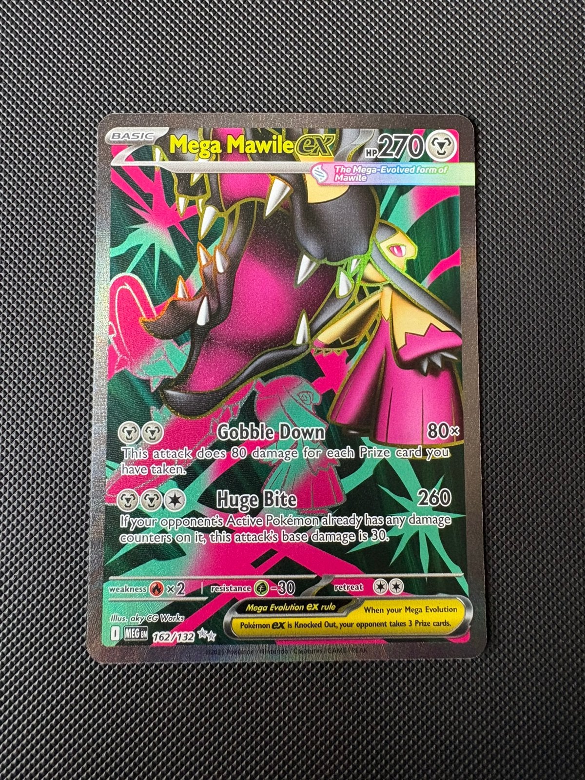 Mega Mawile EX - MEG 162/132, Ophalen of Verzenden, Zo goed als nieuw