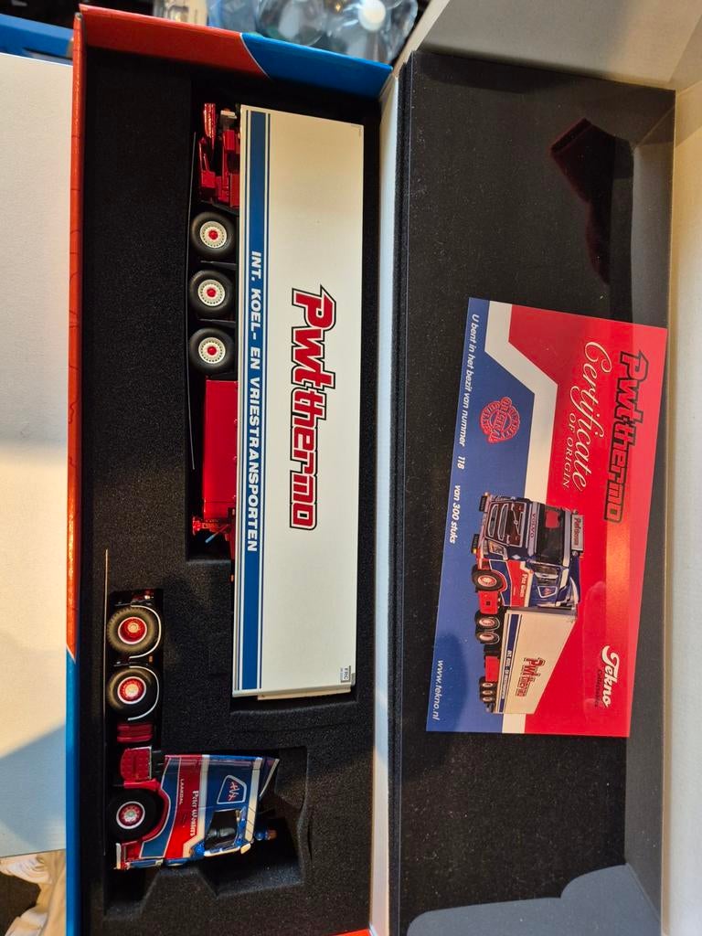 Tekno 1:50 Volvo Peter Wouters PWT Thermo, Hobby en Vrije tijd, Modelauto's | 1:50, Ophalen of Verzenden, Bus of Vrachtwagen, Tekno