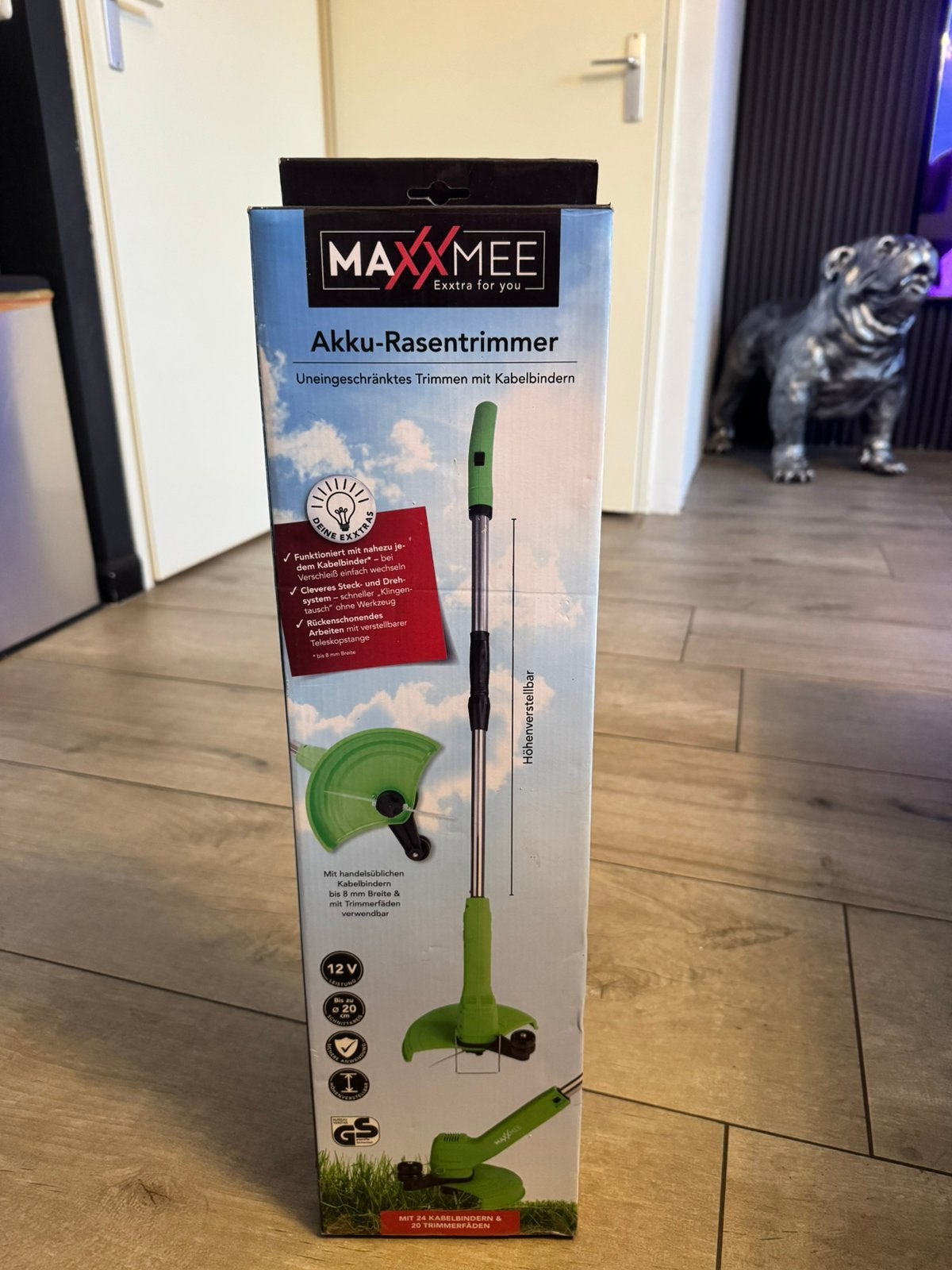 nieuwe MAXXMEE 12V accu-grastrimmer, Ophalen, Nieuw, Accu
