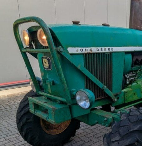 John Deere moterkap bescherming, Ophalen, Gebruikt