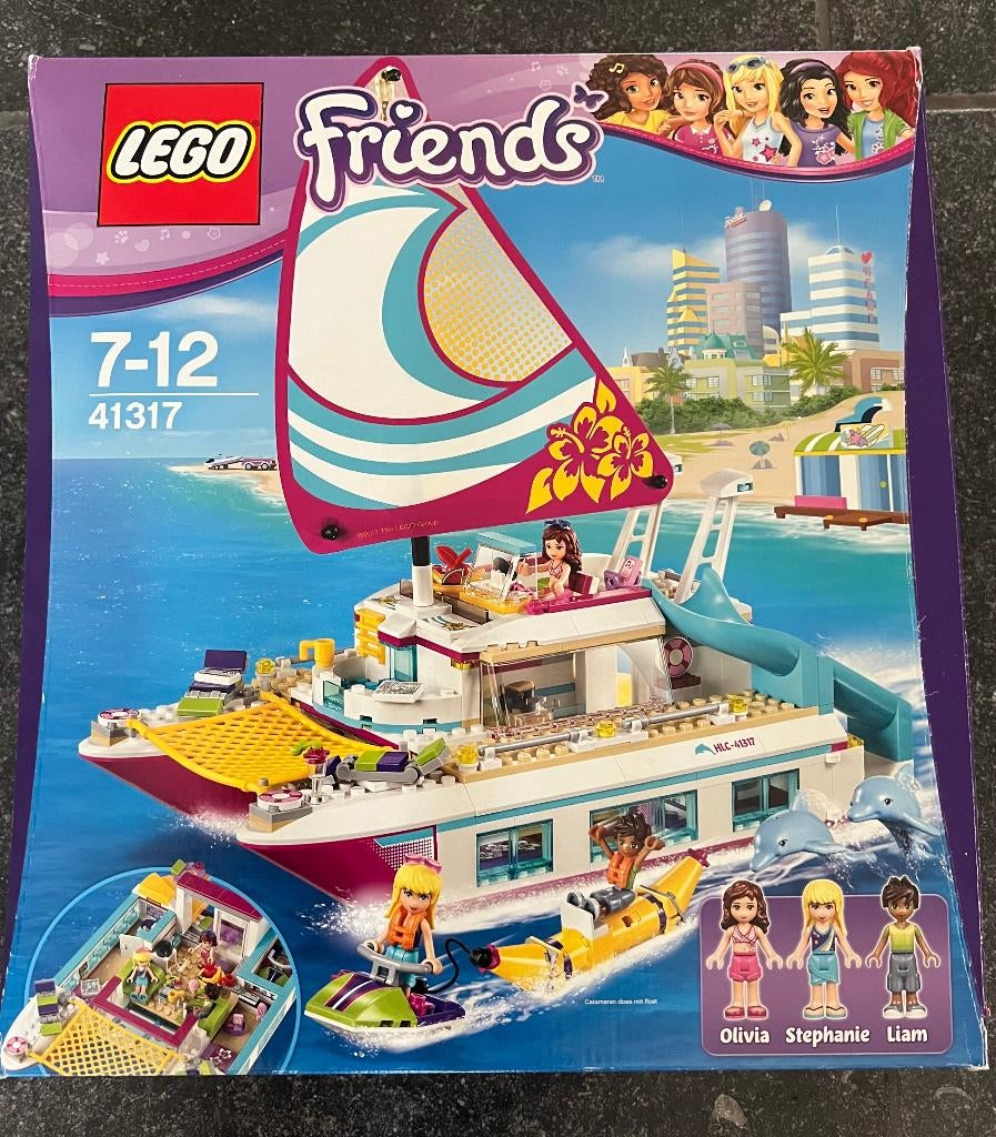 Lego Friends Sunshine Catamaran, Ophalen, Compleet, Lego, Friends