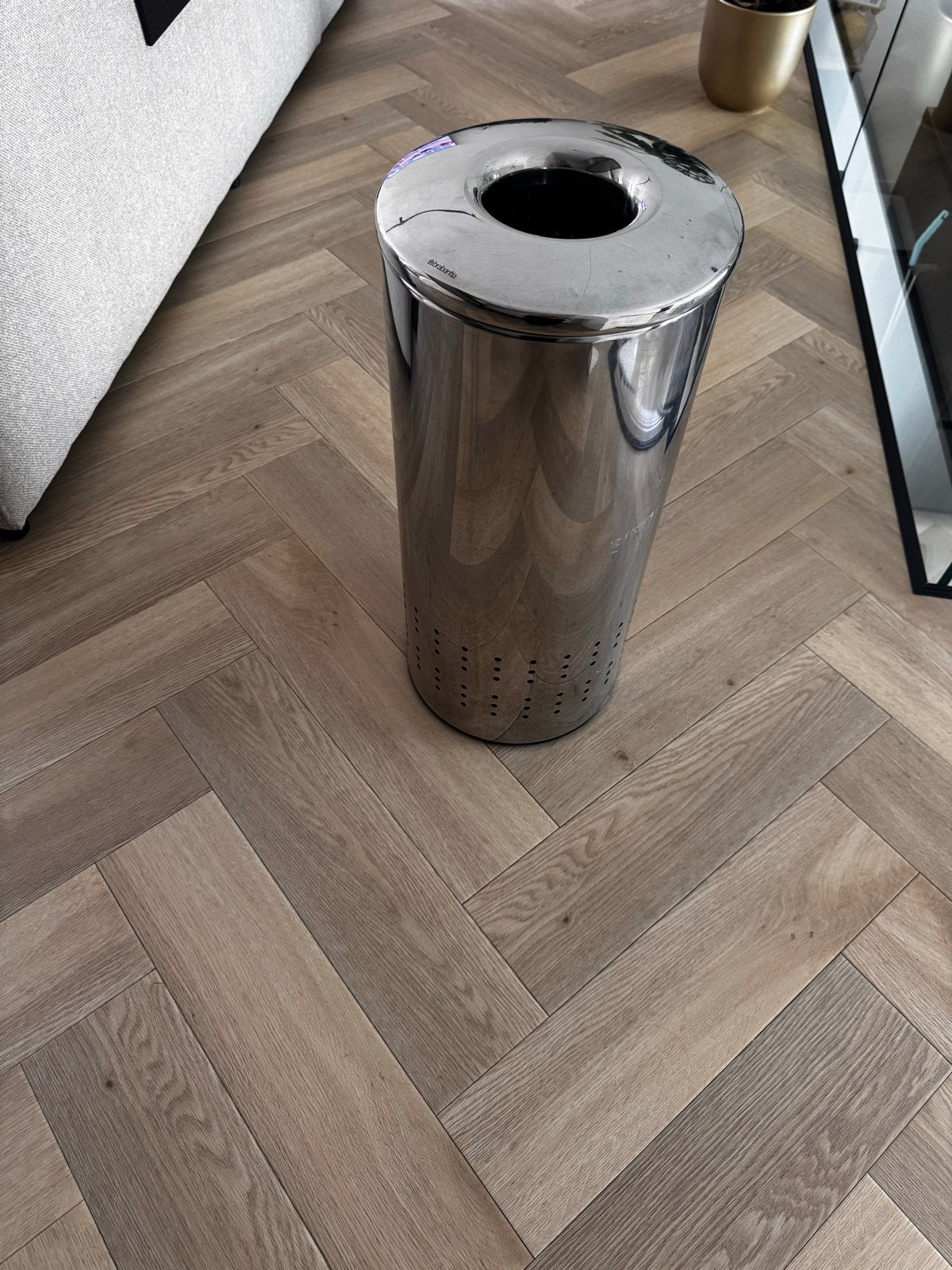 Brabantia Wasbox - Stijlvol en Praktisch, Gebruikt, Ophalen of Verzenden, Zilver, Metaal