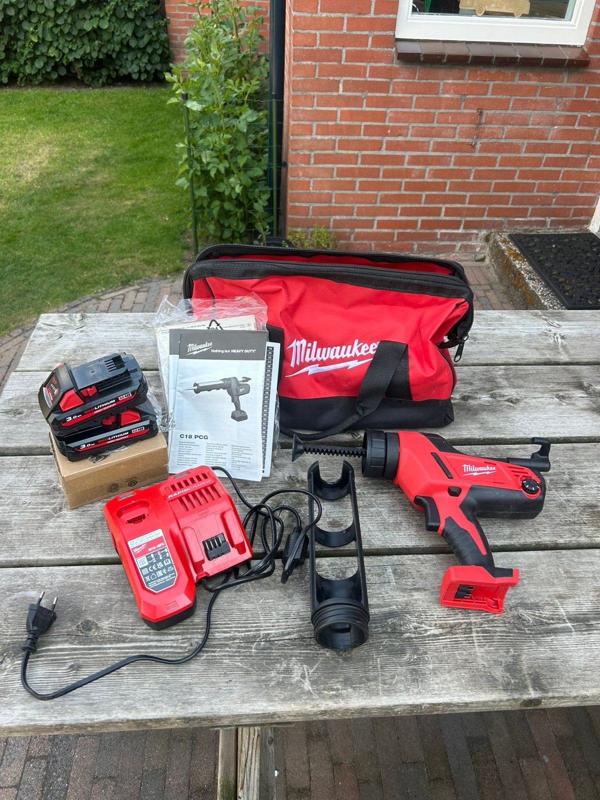Milwaukee M18 PCG kitpsuit set, Ophalen of Verzenden, Zo goed als nieuw